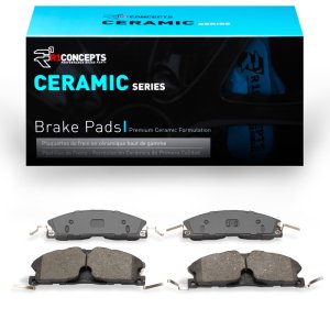 Ford Police Interceptor Brake Pads - Front - R1 Concepts - Ceramic - `13-`19 Ford Police Interceptor Brake Pads - Front - R1 Concepts - Ceramic - `13-`19